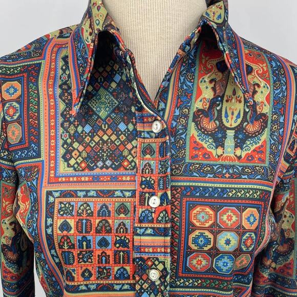 Vintage NPC Fashions Button Down - Picture 5 of 5